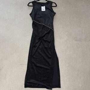 Zara Black  Dress with Subtle Sparkle size medium
